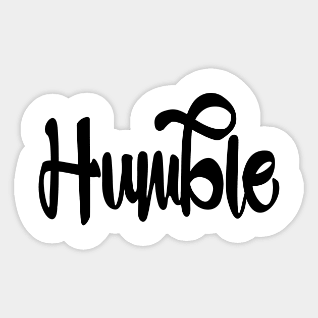 Humble Sticker by Dexfield 